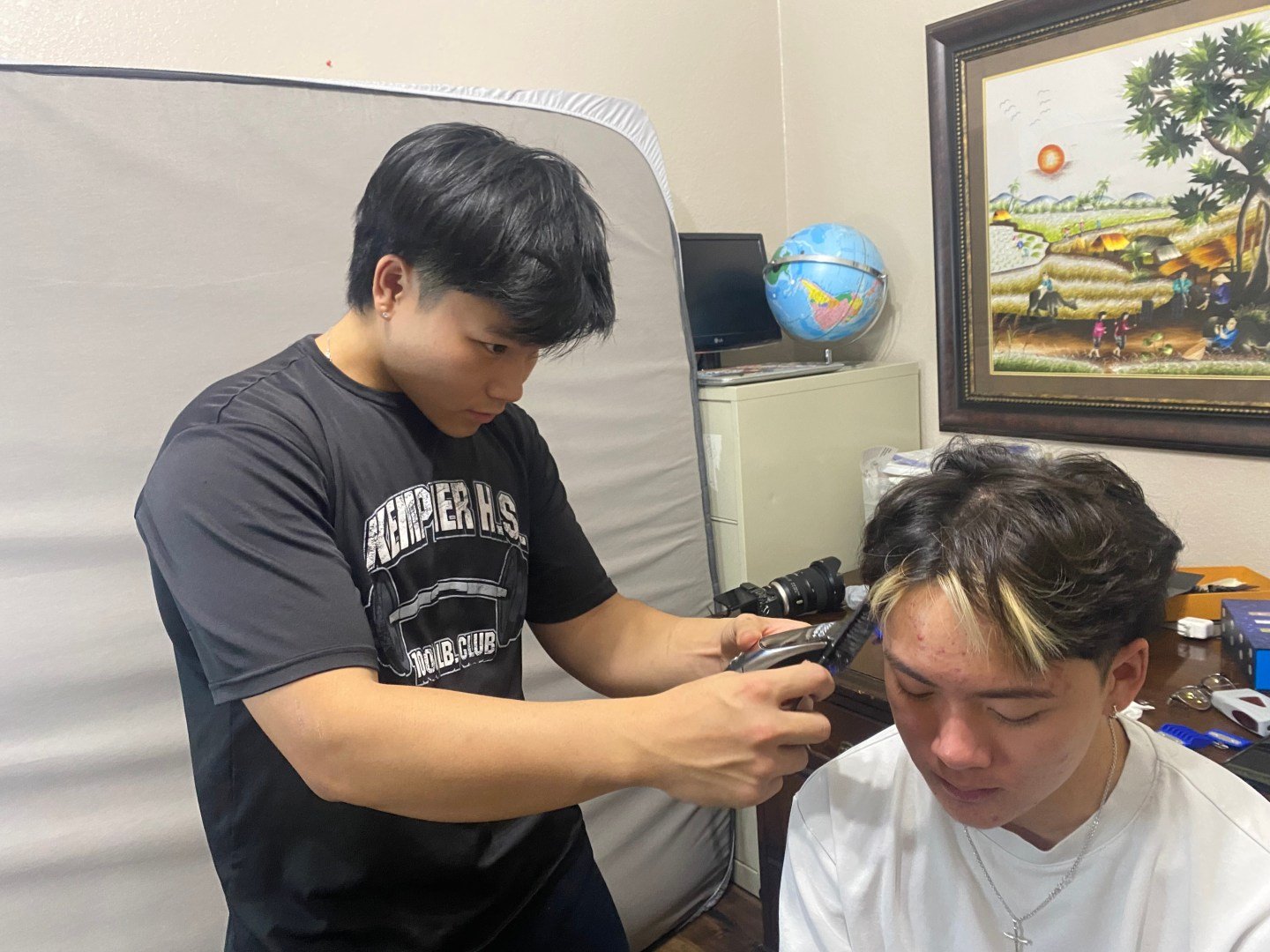 CalvinStylzz haircut detail